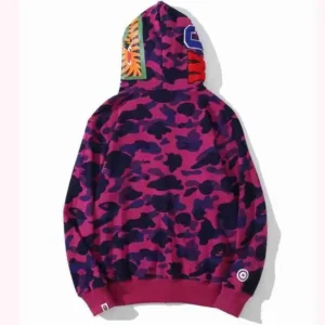 BAPE Camo Purple Hoodie