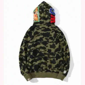 Bape Army Green Camo Hoodie