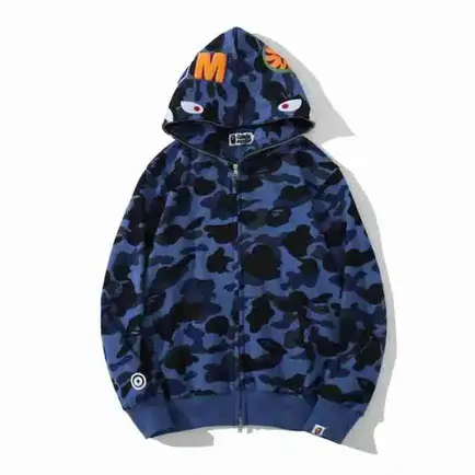 Bape Camo Blue Hoodie Bape Camo Blue Hoodie